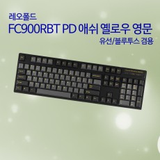 레오폴드 FC900RBT PD 애쉬 옐로우 영문 레드(적축)