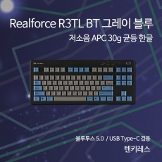 Realforce R3TL BT 그레이 블루 저소음 APC 30g 균등 한글 (텐키레스) - R3HDK3